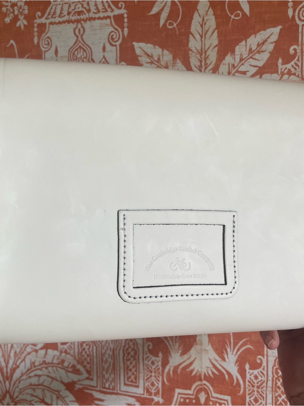 The Cambridge Satchel Company White Leather Crossbody with Silver Hardware - Picture 5 of 11